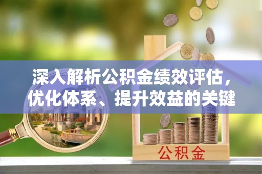 喜德深入解析公积金绩效评估，优化体系、提升效益的关键路径