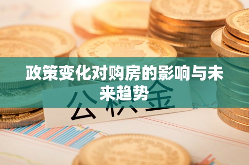喜德政策变化对购房的影响与未来趋势