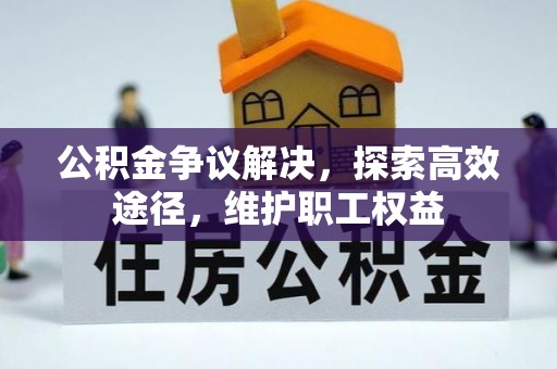 喜德公积金争议解决，探索高效途径，维护职工权益